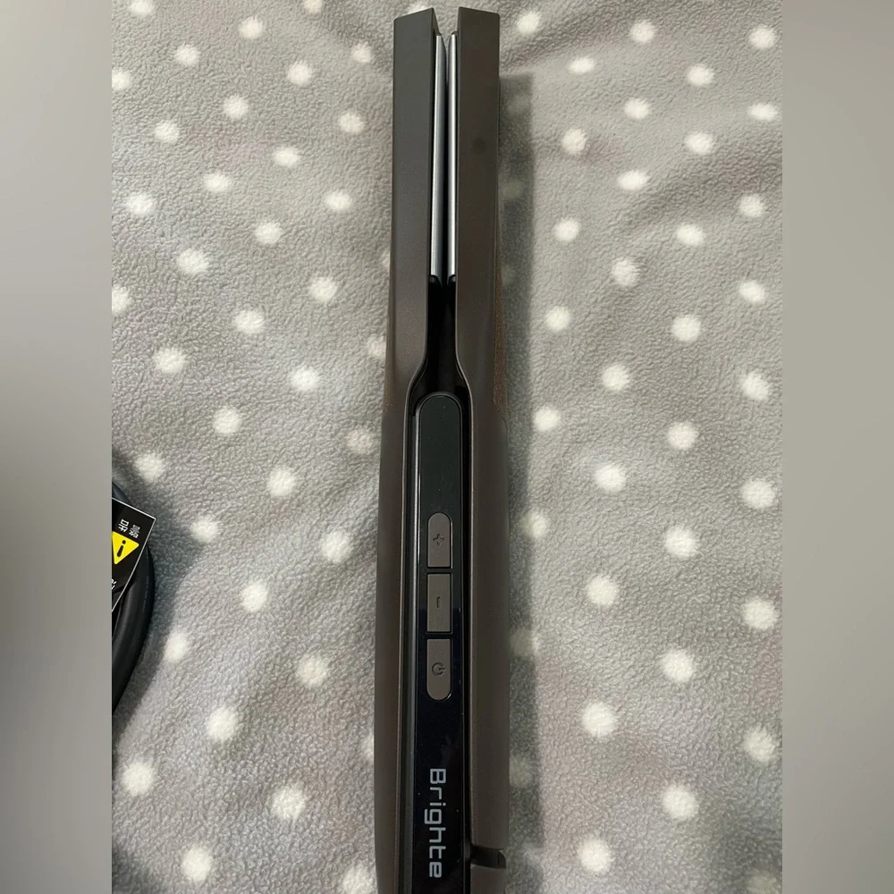 Brighte 3D Silk Hair Straight Iron - Brown Purchased in Japan